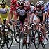 Frank Schleck im Hauptfeld w�hrend der dritten Etappe der Baskenland-rundfahrt 2007